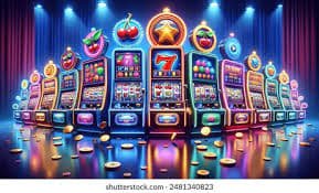 Ilustrasi taruhan olahraga dan permainan slot di perangkat mobile